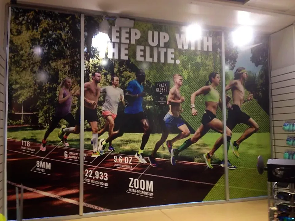 Butikkdekor for Nike