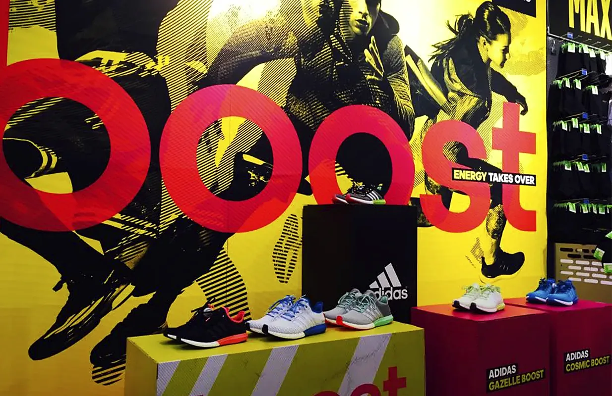 Butikkdekor for Adidas