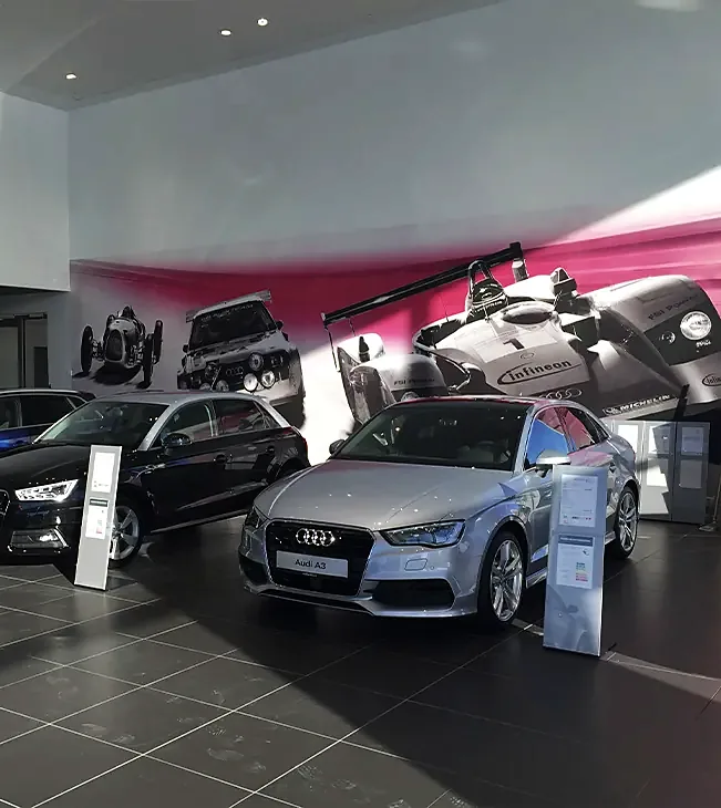 Fototapet hos Audi