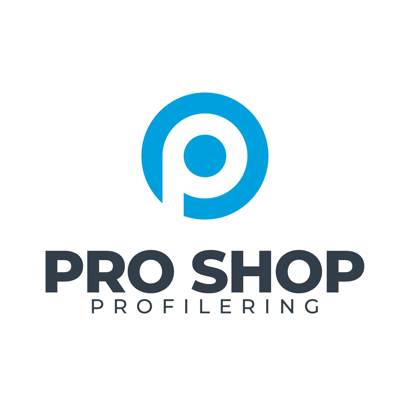 Pro Shop-logo med symbol og navn