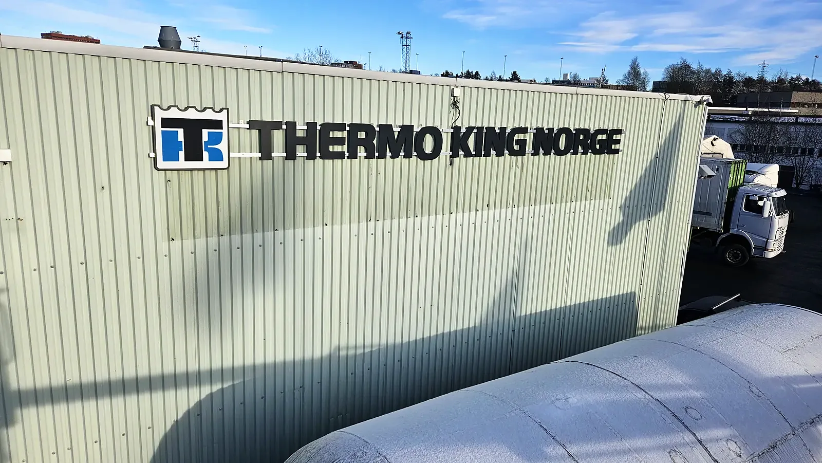 Gavl med Thermo King Norge logo og navn