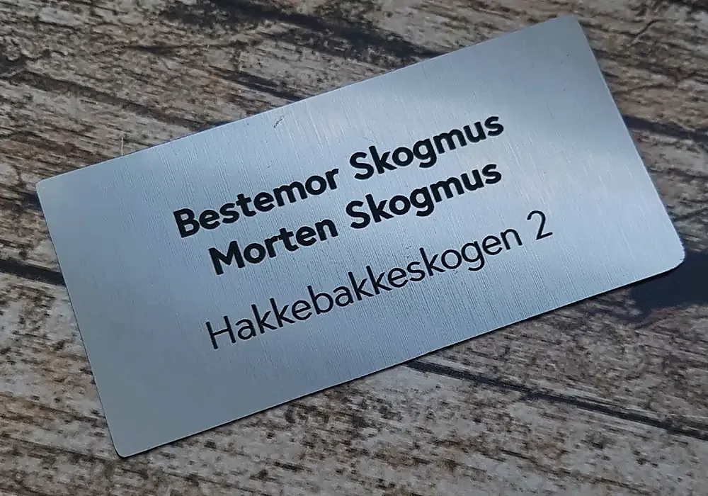 Graverte navneskilt